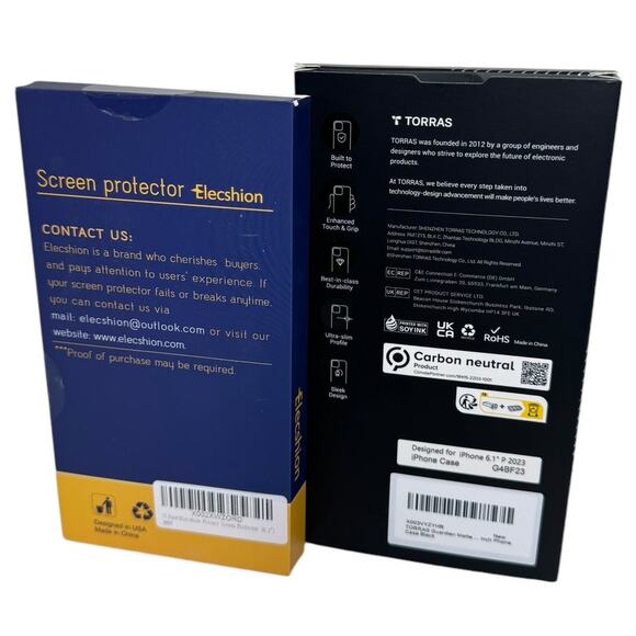 Torras Magnetic Guardian iphone Case 14 Pro Max and 3D Screen Protectors 3 Pack - Picture 2 of 7